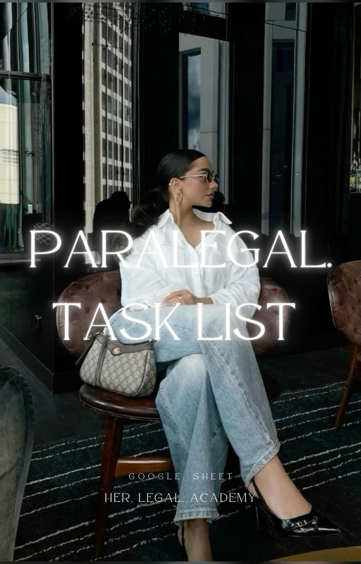 Free Paralegal Task List